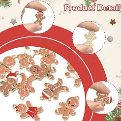 10 stücke 10 stile weihnachten thema legierung emaille anhänger&nbsp;ENAM-FS0003-79