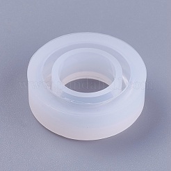 Transparente DIY Ring Silikonformen&nbsp;X-DIY-WH0128-09A