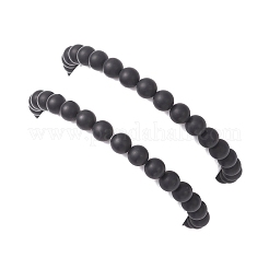 2 pulsera de acero inoxidable 201 con dijes abiertos&nbsp;BJEW-JB12719
