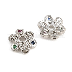 Coupelles en laiton avec zircone cubique à micro-pavé&nbsp;CU-CBA6A75-33P