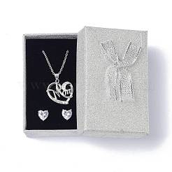 Schmuck-Organizer-Box aus Papier&nbsp;X-CON-Z005-05A