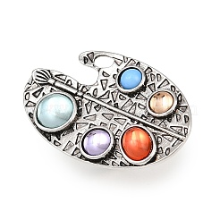 Verstellbare Legierung mit Harz-Fingerringen&nbsp;RJEW-Z120-01AS