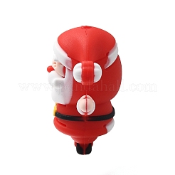 Perles focales en silicone sur le thème de Noël&nbsp;LS-SIL-L007-01B