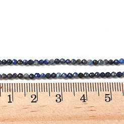 Natürliche Lapislazuli Perlenstränge&nbsp;G-G936-2mm-22