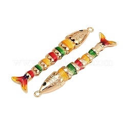 Ottone micro spianare pendenti zirconi&nbsp;KK-H081-05G-03