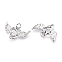 Colgante micropavé cubic zirconia de latón&nbsp;ZIRC-T016-03P