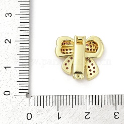 Ottone micro spianare fascini dello scorrevole zirconi&nbsp;KK-D317-132G