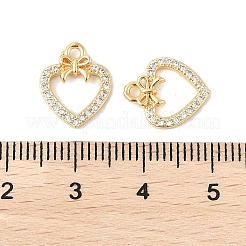 Colgante micropavé cubic zirconia de latón&nbsp;KK-R219-04G