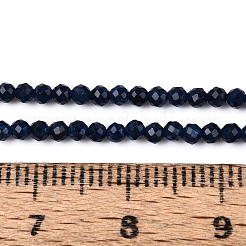 Gefärbte natürliche Saphirperlenstränge&nbsp;G-T143-05
