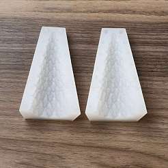 3d arbre de noël bricolage bougie deux parties moules en silicone&nbsp;CAND-B002-14