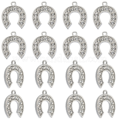 40pcs pendentifs en alliage strass&nbsp;ALRI-SC0001-58P