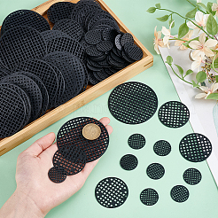 180 Stück 3 Stile Kunststoff-Pflanzgefäß Blumentopf Loch Mesh-Pad&nbsp;FIND-GO0002-79