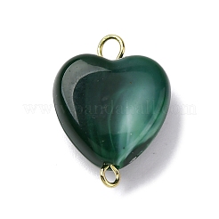 Ciondolo connettore a forma di cuore in stile pietra preziosa imitazione acrilica&nbsp;PALLOY-JF03510-02