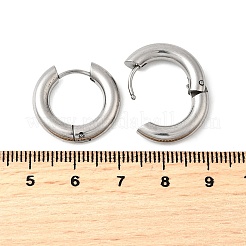 Boucles d'oreilles créoles en acier inoxydable 202 résistantes au ternissement&nbsp;EJEW-O087-08O-P
