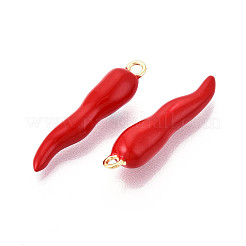 Pendentifs d'émail en laiton &nbsp;KK-N257-50G