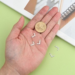 Breloques en forme de lettre en acier inoxydable 304 résistant au ternissement&nbsp;X-STAS-O072-L