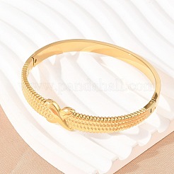 Bracciali incernierati in acciaio inossidabile 304 per donna&nbsp;BJEW-Z155-01G