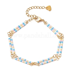 Perline di vetro Braccialetti di collegamento&nbsp;BJEW-MZ00148-02
