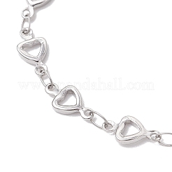 Bracciali a maglie in acciaio inossidabile 304 per donna&nbsp;BJEW-JB11764-02