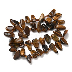 Natürlichen Tigerauge Perlen Stränge&nbsp;G-Z130-A01-02