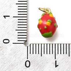 Charms smalto ottone&nbsp;KK-Z093-22G-01