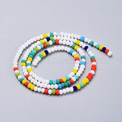 Sfaccettate perle di vetro fili&nbsp;X-GLAA-F106-B-F10