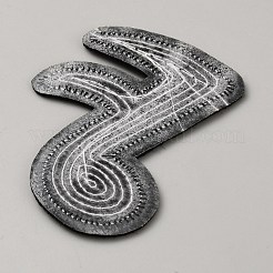 Aufnäher für Kleidung aus Polyester&nbsp;PATC-WH0028-022A