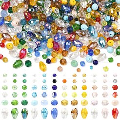 18 brin 18 styles de brins de perles de verre&nbsp;GLAA-YW0005-53A