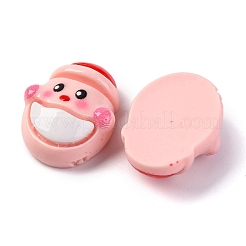 Cabochon in resina rosa a tema natalizio&nbsp;RESI-R451-01C
