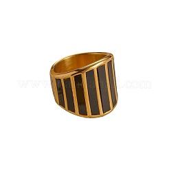 Fingerringe aus Edelstahl 304 mit natürlicher Muschel&nbsp;FS-WG31488-07