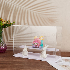 Vitrina de minifiguras de plástico transparente&nbsp;ODIS-WH0025-142A