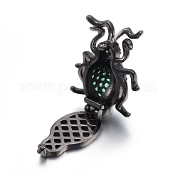 Ottone micro spianare fascini dello scorrevole zirconi&nbsp;ZIRC-G147-18-NR