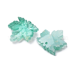 Zweifarbige Anhänger aus transparentem Glas&nbsp;GLAA-T025-80E
