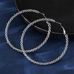 Orecchini a cerchio in acciaio inossidabile 304&nbsp;EJEW-S250-02A-P