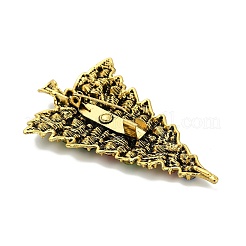 Weihnachtsbaum Legierung Strass Broschen Pins&nbsp;JEWB-I049-01AG