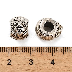 Tibetische Stil Legierung Großlochperlen&nbsp;FIND-M047-15AS