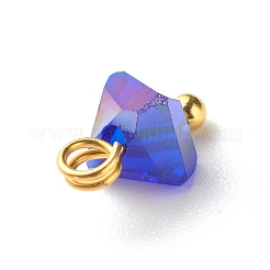 Charms in vetro galvanizzato&nbsp;PALLOY-JF00821-01
