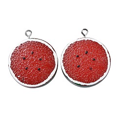 18 pièces 5 couleurs pendentifs en résine&nbsp;RESI-LS0001-09P