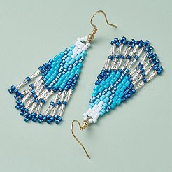 3 Paar Boho-Ohrhänger aus 304 Edelstahl&nbsp;EJEW-MZ00264