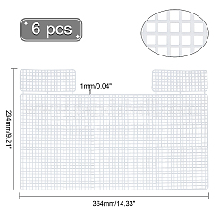 Fogli di borsa di tela in rete di resina&nbsp;DIY-WH0260-18