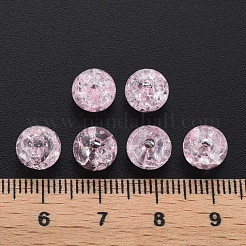 Perles en acrylique transparentes craquelées&nbsp;MACR-S373-66-N02
