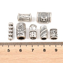 Tibetischen Stil Legierung Rohr Perlen&nbsp;FIND-C093-01AS