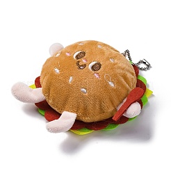 Simpatico ciondolo in peluche di stoffa con cartone animato&nbsp;HJEW-K048-01D