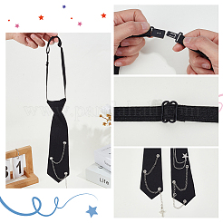 2 cravatta in poliestere con 2 stili per unisex&nbsp;AJEW-OC0014-24
