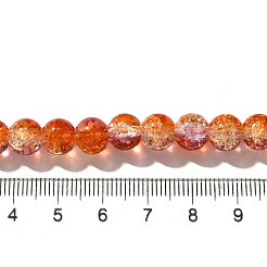 Chapelets de perles en verre craquelé&nbsp;CCG-C002-8mm-05