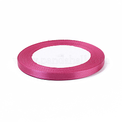 1/4 Zoll (6 mm) fuchsiafarbenes Satinband für Hairbow DIY Partydekoration&nbsp;X-RC6mmY027