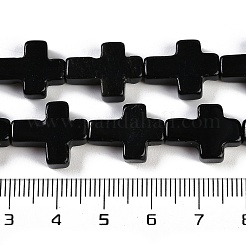 Natürlichen schwarzen Steinperlen Stränge&nbsp;G-I369-A24-02