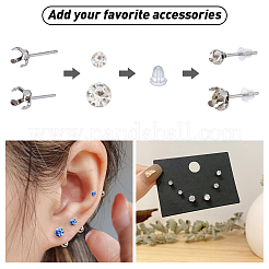 Kit para hacer pendientes de rhinestone&nbsp;DIY-NB0006-34