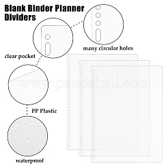 Ordnerteiler aus A4-PP-Kunststoff&nbsp;DIY-WH0308-509B
