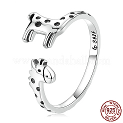Giraffe 925 verstellbare Manschettenringe aus Sterlingsilber für Damen&nbsp;FS-WG500B7-01